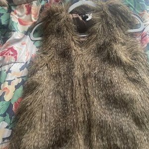 fur vest